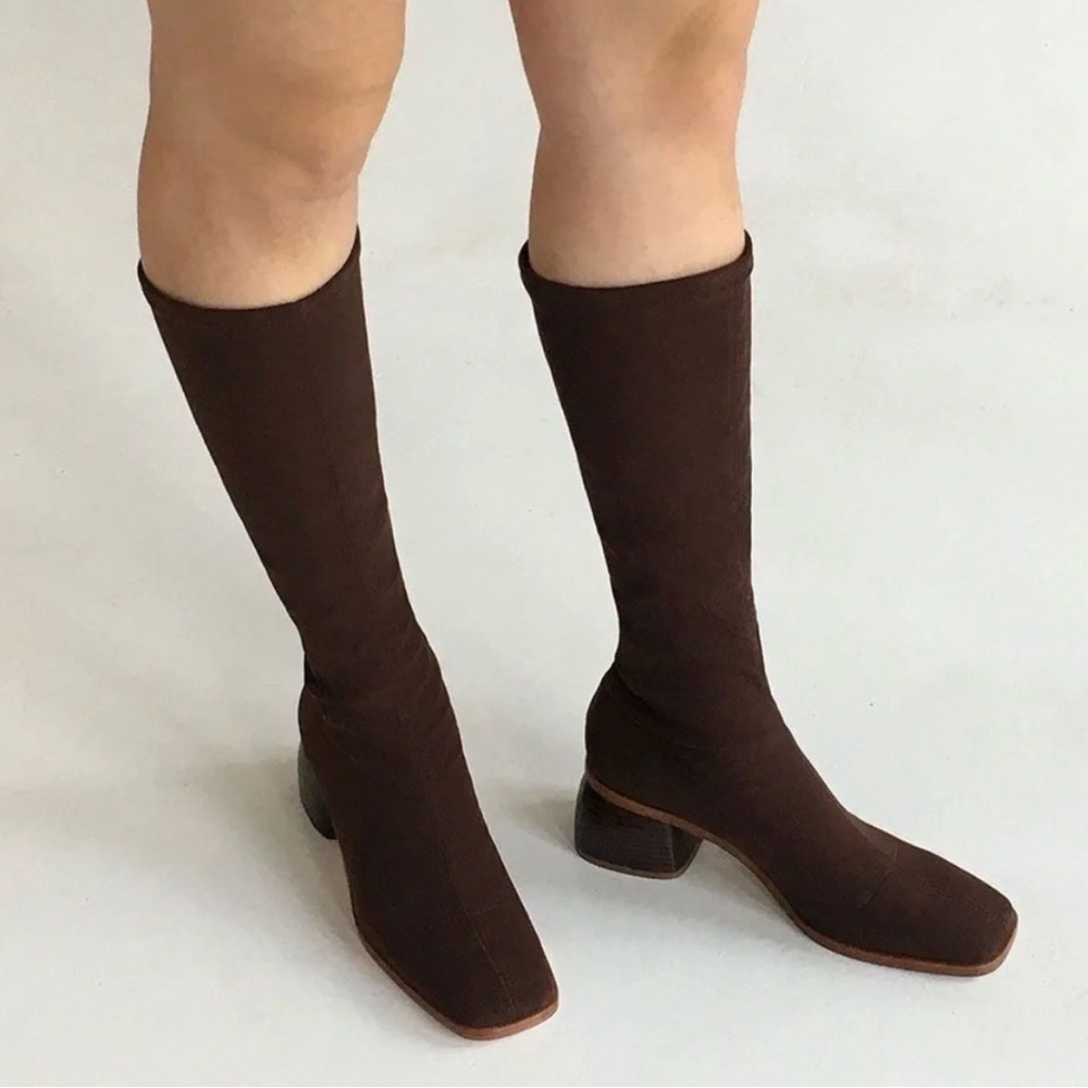 Paloma Wool Lupe Boot in Dark Brown